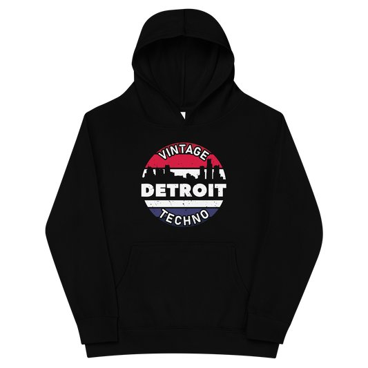 Vintage Detroit Techno Kids fleece hoodie