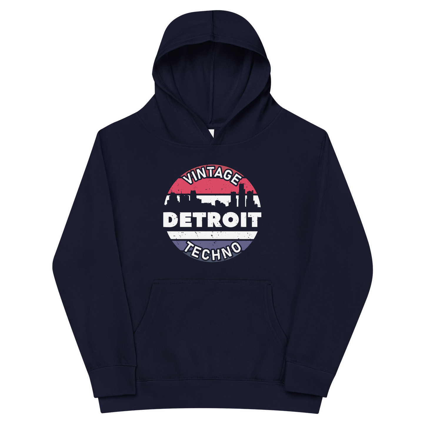 Vintage Detroit Techno Kids fleece hoodie