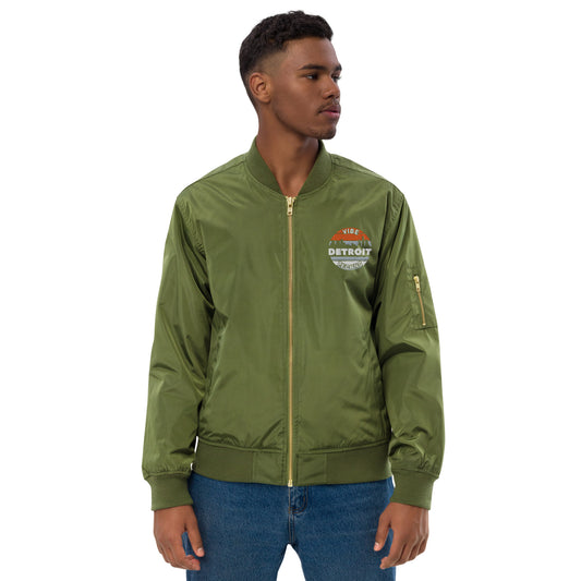 Vibe Detroit Techno Green Bomber